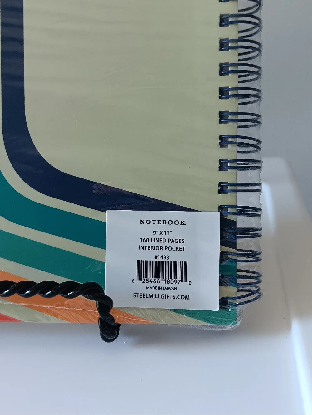 1970's Retro Notes Spiral Bound Notebook Lined Pages 9